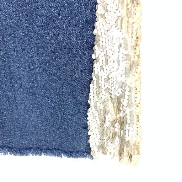 Pilcro and the Letterpress Jeans Women's Size 27 High-Rise Sequined Flare *READ - Picture 5 of 8